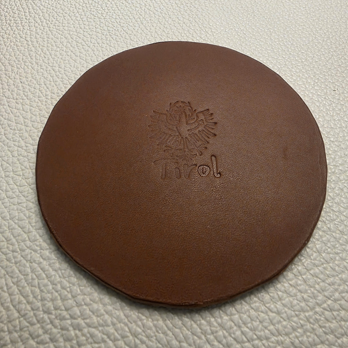 ARCIL Tischset – recyceltes Designerleder, Elfenbein