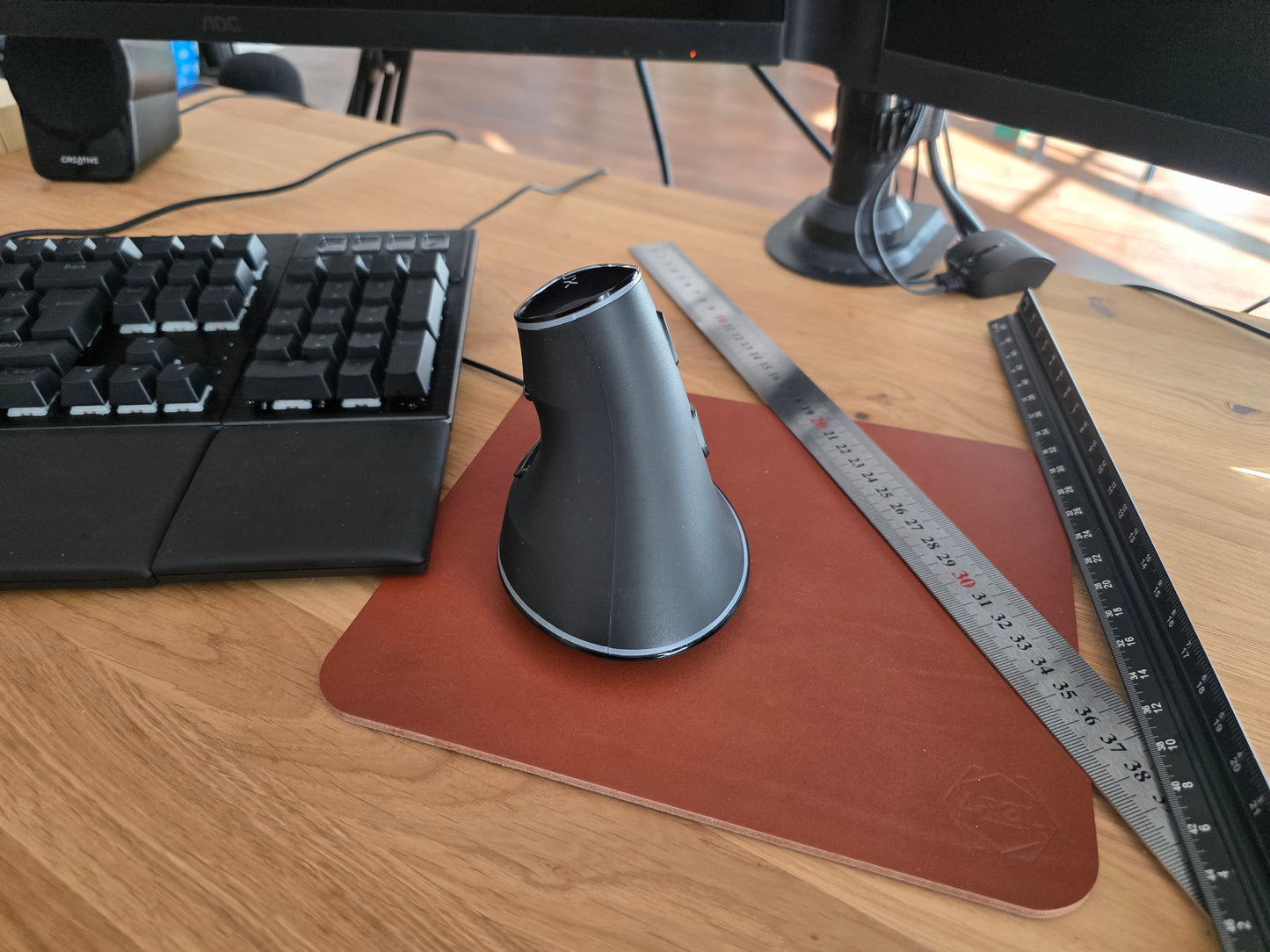 „NATURALsign“ Mousepad – RAW - brown